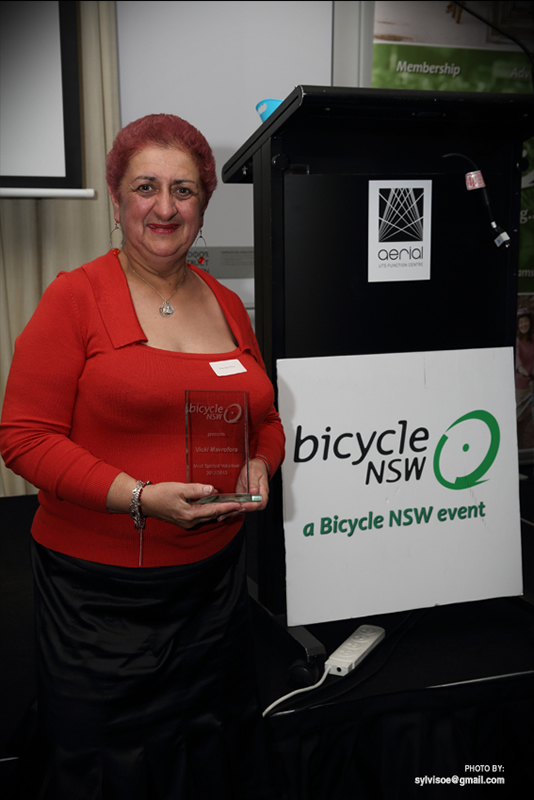 Bicycle NSW- Volunteer Award8